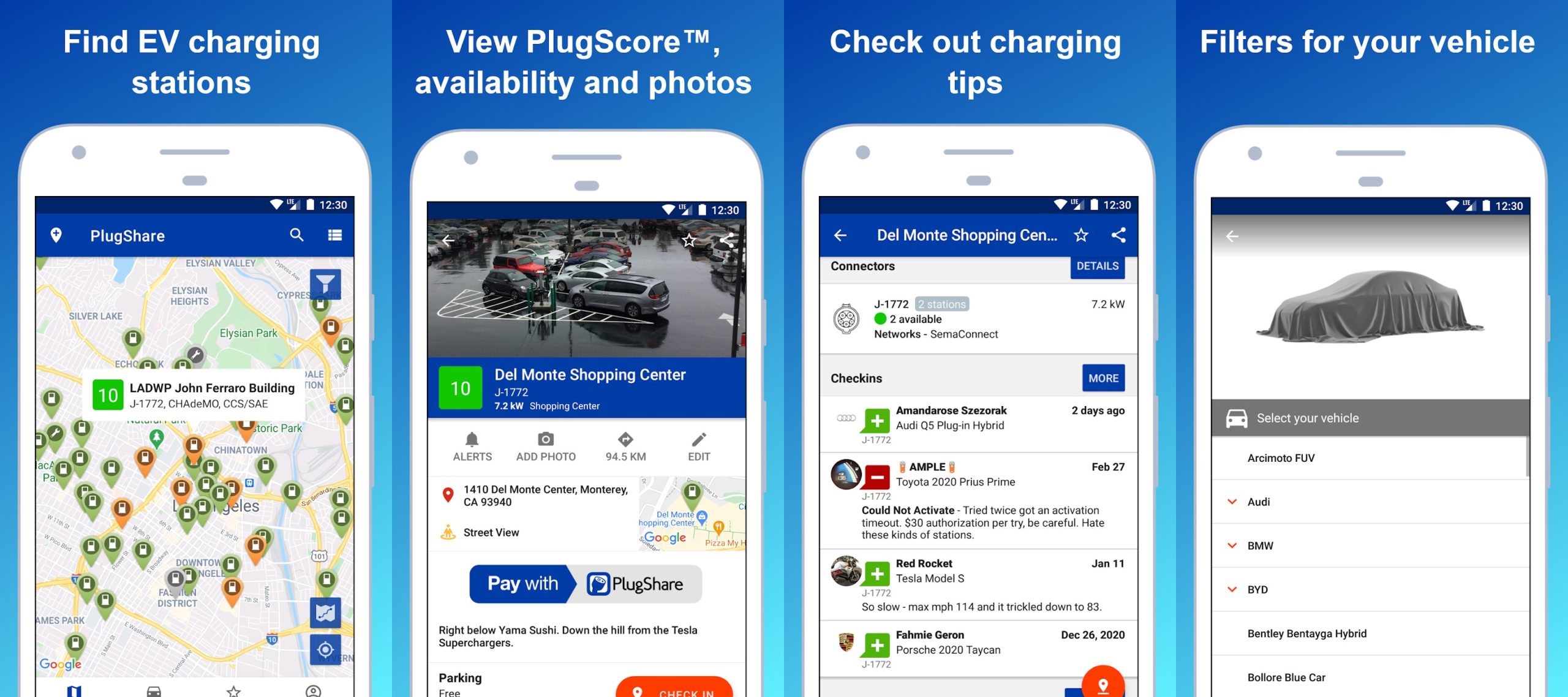 หน้าจอนำทางในรถยนต์ไฟฟ้าและแอปค้นหาสถานีชาร์จ EV บนสมาร์ทโฟน