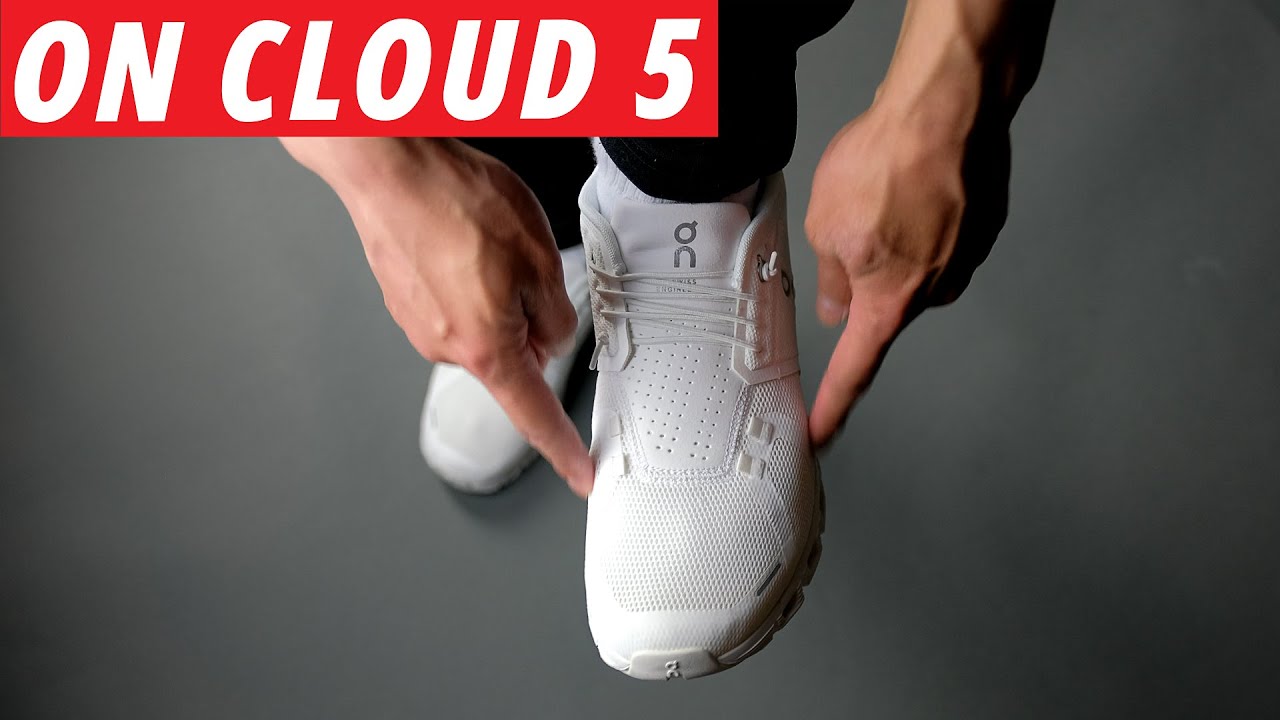 รองเท้า On Cloud 5 เทคโนโลยี CloudTec พร้อมเชือกยางยืดสวมใส่ง่าย